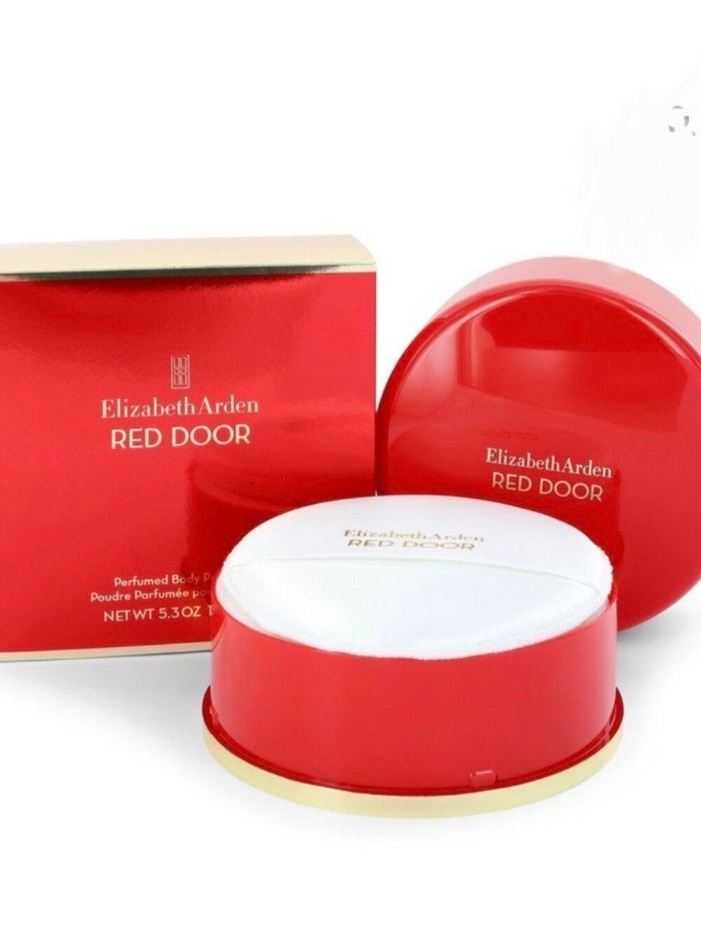 NEW Elizabeth Arden Red Door Perfumed Body Powder - Red and White
